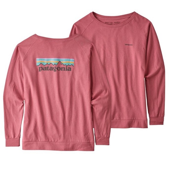 Patagonia Tops - Patagonia® long sleeve Pastel P-6 Logo Responsibili-Tee size M